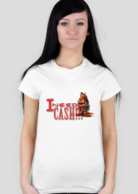 I NEED CASH!!! T-shirt damski