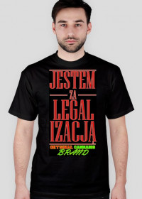 T-Shirt "Jestem Za Legalizacją" Męski