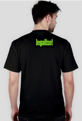 T-shirt "Legalizacja? JESTEM ZA!" Męski