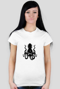 T-Shirt Damski Ośmiornica