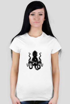 T-Shirt Damski Ośmiornica