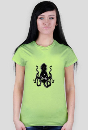 T-Shirt Damski Ośmiornica