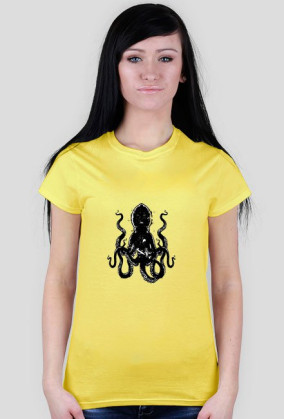 T-Shirt Damski Ośmiornica