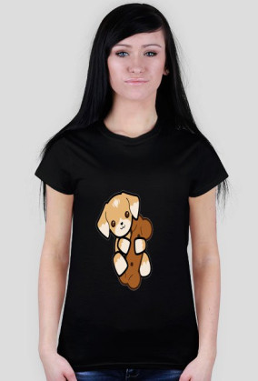 T-Shirt Damski Piesek