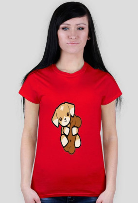 T-Shirt Damski Piesek