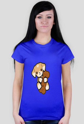 T-Shirt Damski Piesek