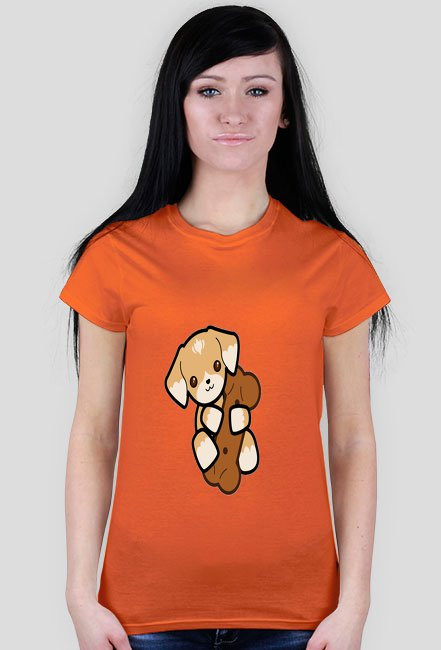 T-Shirt Damski Piesek