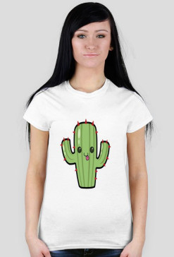 T-Shirt Damski Kaktus
