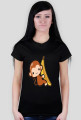 T-Shirt Damski Małpka
