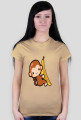 T-Shirt Damski Małpka