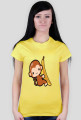 T-Shirt Damski Małpka