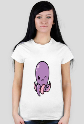 T-Shirt Damski Ośmiornica