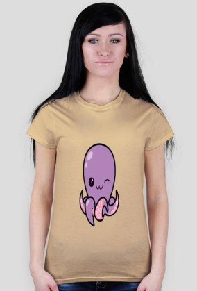 T-Shirt Damski Ośmiornica