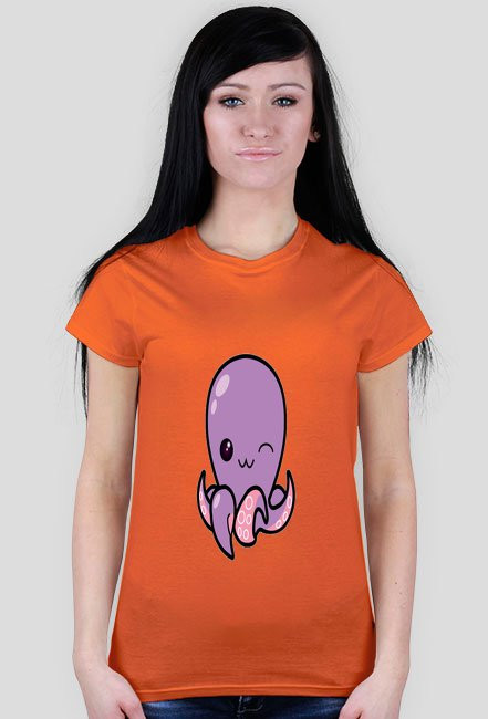 T-Shirt Damski Ośmiornica