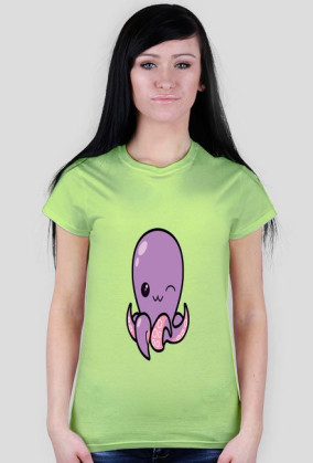 T-Shirt Damski Ośmiornica