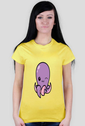 T-Shirt Damski Ośmiornica