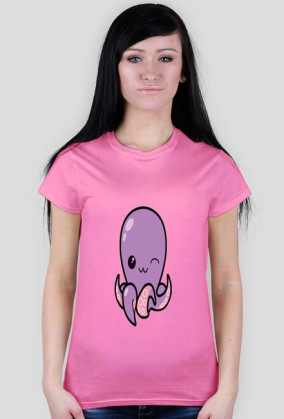 T-Shirt Damski Ośmiornica
