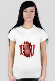 T-Shirt Damski ILoveU