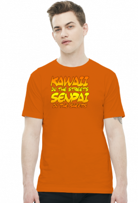 Koszulka Kawaii in the streets Senpai in the sheets