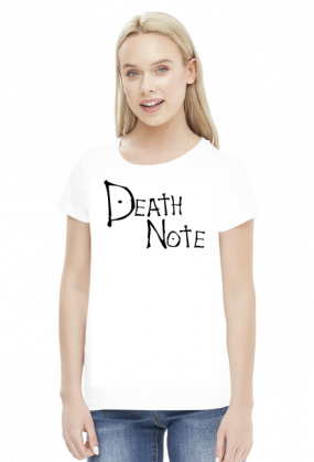 Koszulka Damska Death Note ciemna