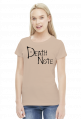 Koszulka Damska Death Note ciemna