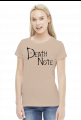Koszulka Damska Death Note ciemna