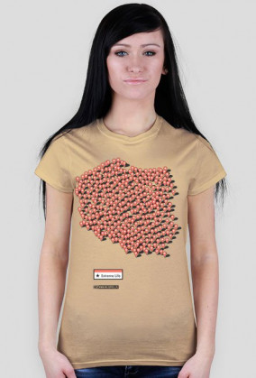 Koszulka damska - EXTREME LIFE (różne kolory!)