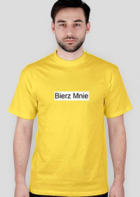 Koszulka z napisem żółta