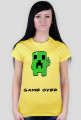 Koszulka damska GAME OVER