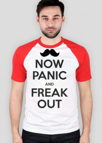 Koszulka męska (Baseball) - NOW PANIC AND FREAK OUT  (różne kolory!)