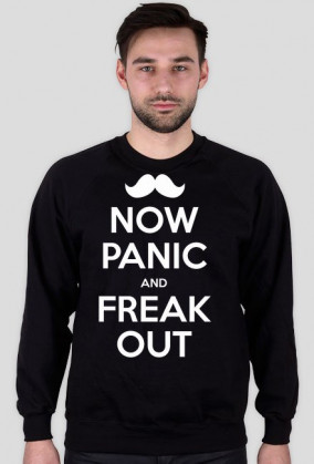 Bluza męska - NOW PANIC AND FREAK OUT