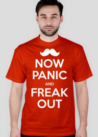 Koszulka męska - NOW PANIC AND FREAK OUT (różne kolory!)