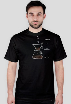 water & coffee mix t-shirt