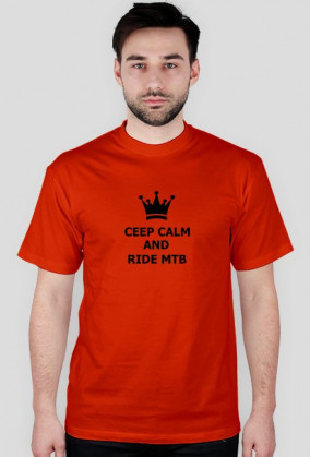 Koszulka "ceep calm and ride mtb"