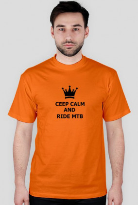 Koszulka "ceep calm and ride mtb"