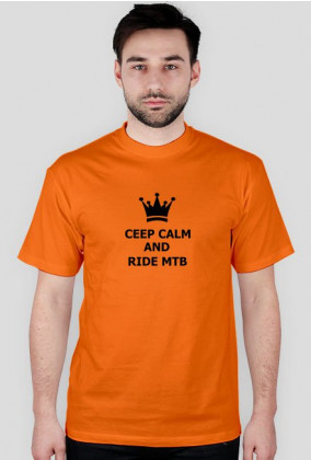 Koszulka "ceep calm and ride mtb"