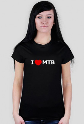 Koszulka damska "i love mtb"