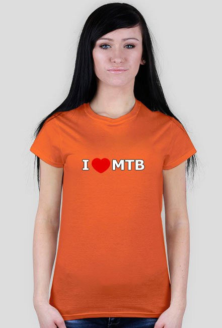 Koszulka damska "i love mtb"