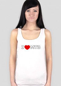 Koszulka damska box "i love mtb"