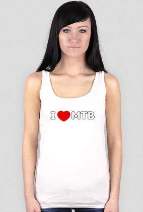 Koszulka damska box "i love mtb"