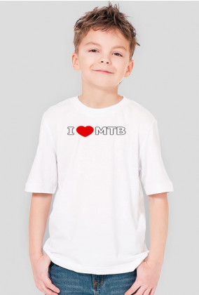 Koszulka dziecięca "i love mtb"