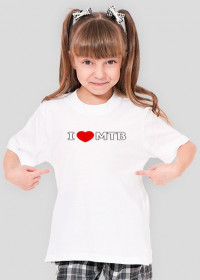 Koszulka dziecięca "i love mtb"