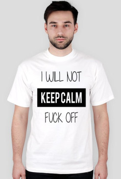I will not (męska)