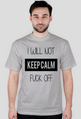 I will not (męska)