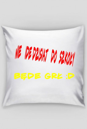 Poduszeczka No life