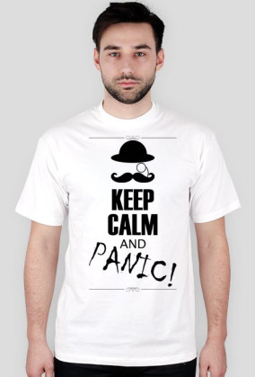 Keep calm czarny napis
