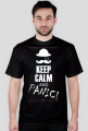 Keep calm bialy napis