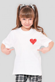 SERCE krótki rękaw t shirt