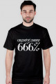 666% - Koszulka czarna męska