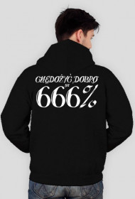 666% biały - Bluza męska